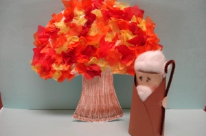 Moses and Burning Bush Craft Picture